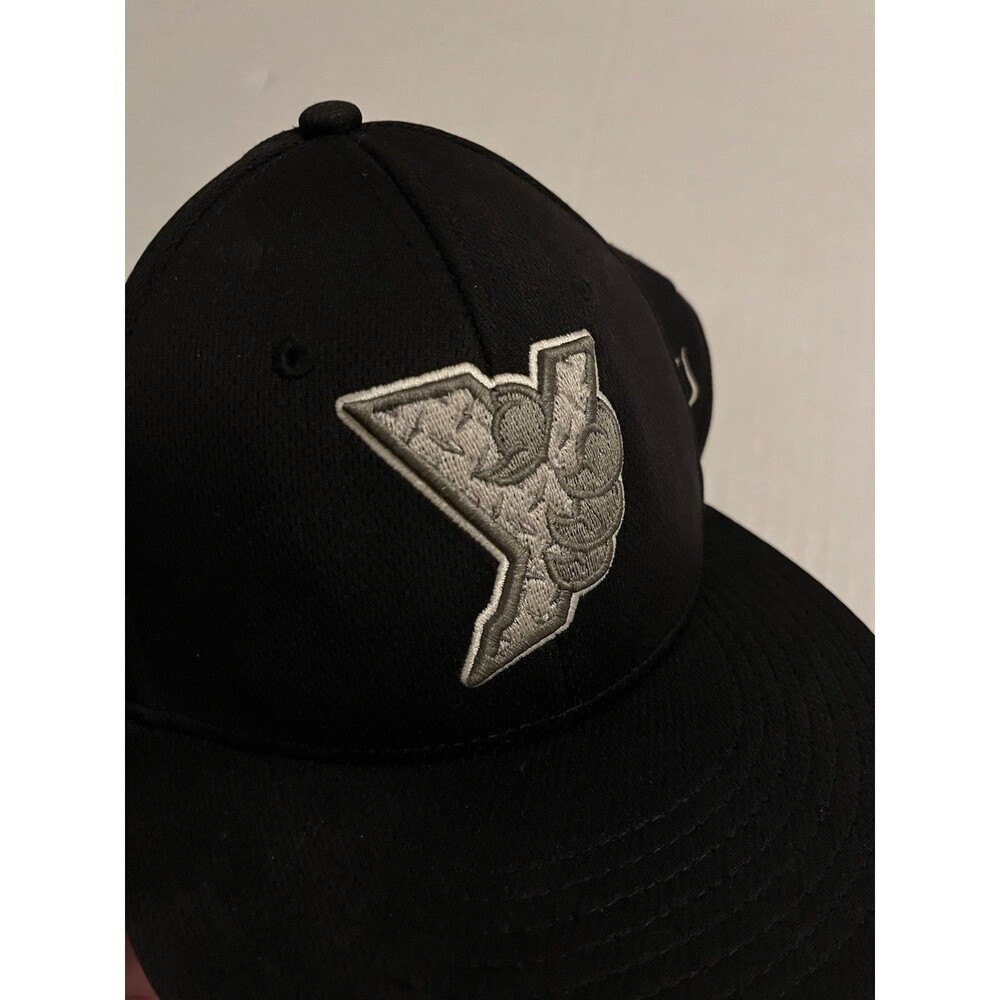 York Revolution Revs Minor League Baseball Flexfit Hat Small Medium PA Black